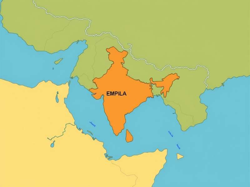 Map of the Chola Empire during its peak