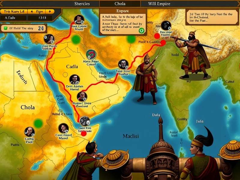 Chola Dynasty Quest battle scene